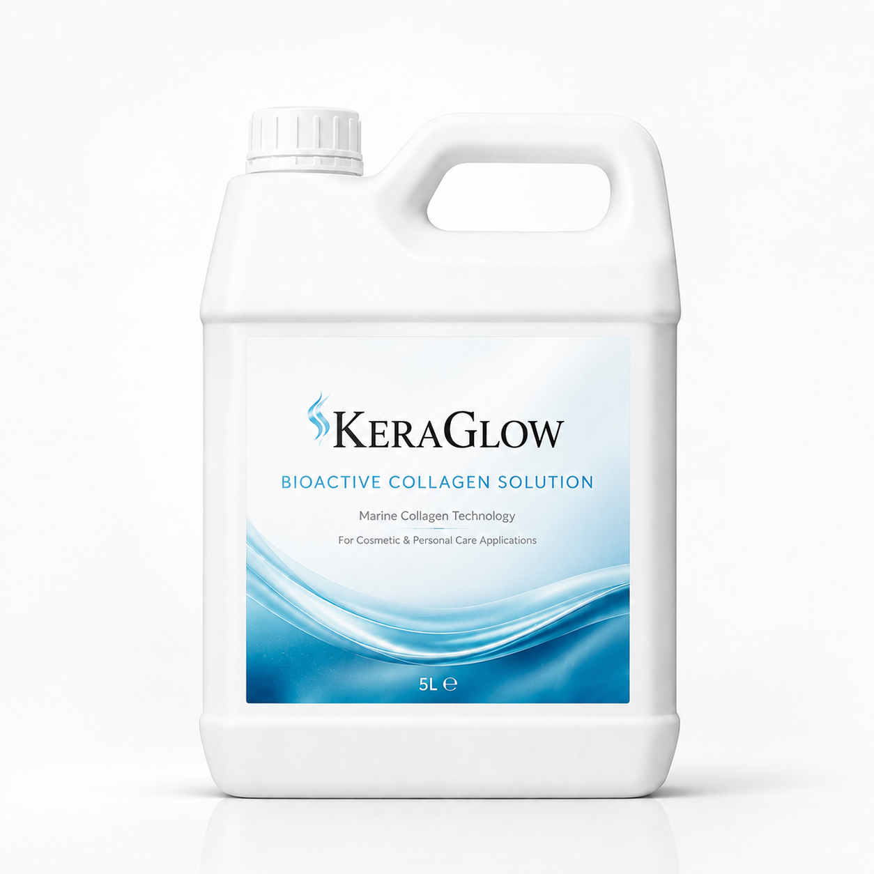 KeraGlow Bioactive Collagen Solution container